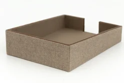 Flamant Milburn, Bac A Papier, Laine Et Cuir