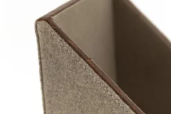 Flamant Milburn, Porte-Fichiers, Laine Et Cuir Hot