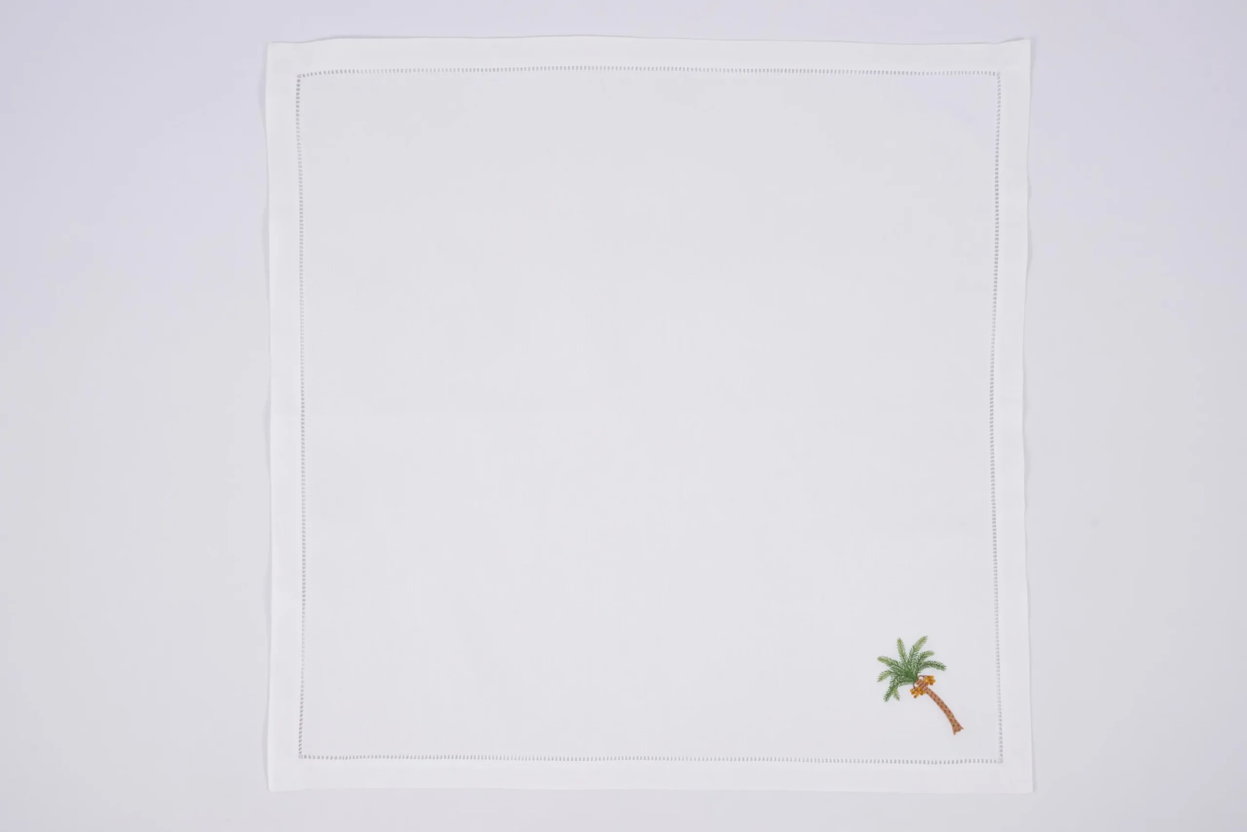 Flamant Mimosa, Serviette, Broderie, Lot De 6 Sale