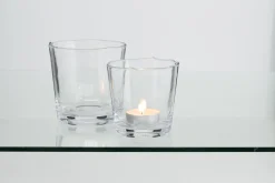 Flamant Nali, Photophore, Souffle A La Bouche, Verre, 14 Cm