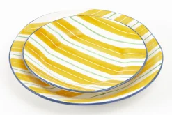 Flamant Nanna, Assiette, 23 Cm, Jaune Discount