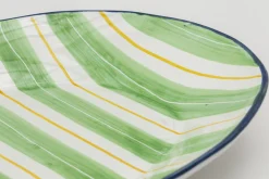 Flamant Nanna, Assiette De Service, Vert, Ovale Sale