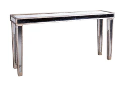 Flamant Naxos, Table Console, Miroir Verre Et Bois Sale