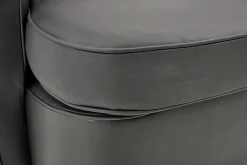 Flamant Nelia, Fauteuil, Cuir Noir, Rotatif Outlet