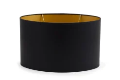 Flamant Ovale, Abat-Jour, Noir Et Or, Ovale, 35 Cm Online