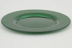 Flamant Pacelle, Assiette, Verre, Vert