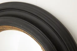 Flamant Pendolo, Miroir, Noir Et Or, Convexe, Rond New