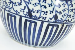 Flamant Redding, Potiche, Bleu/Blanc Hot