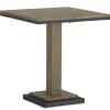 Flamant Rendus, Table De Bistrot, Chene Patine Et Fer, 80 Cm Outlet