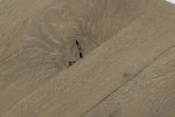 Flamant Rendus, Table De Bistrot, Chene Patine Et Fer, 80 Cm Outlet