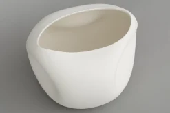 Flamant Reynolds, Vase, Ceramique, Blanc, Modele 4 Hot