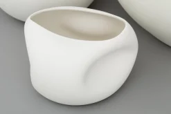 Flamant Reynolds, Vase, Ceramique, Blanc, Modele 4 Hot