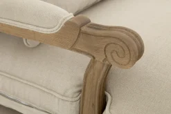 Flamant Richelle, Chaise Longue, Lin Naturel Online