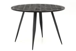 Flamant Robyn, Table A Manger, Teck Recupere, Ronde, 110 Cm Outlet