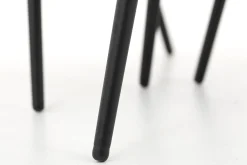 Flamant Robyn, Table D'Appoint, Teck Recupere, Ronde, Ensemble De 3 Hot