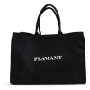Flamant Sac , Sac Shopping, Jute, Noir Clearance