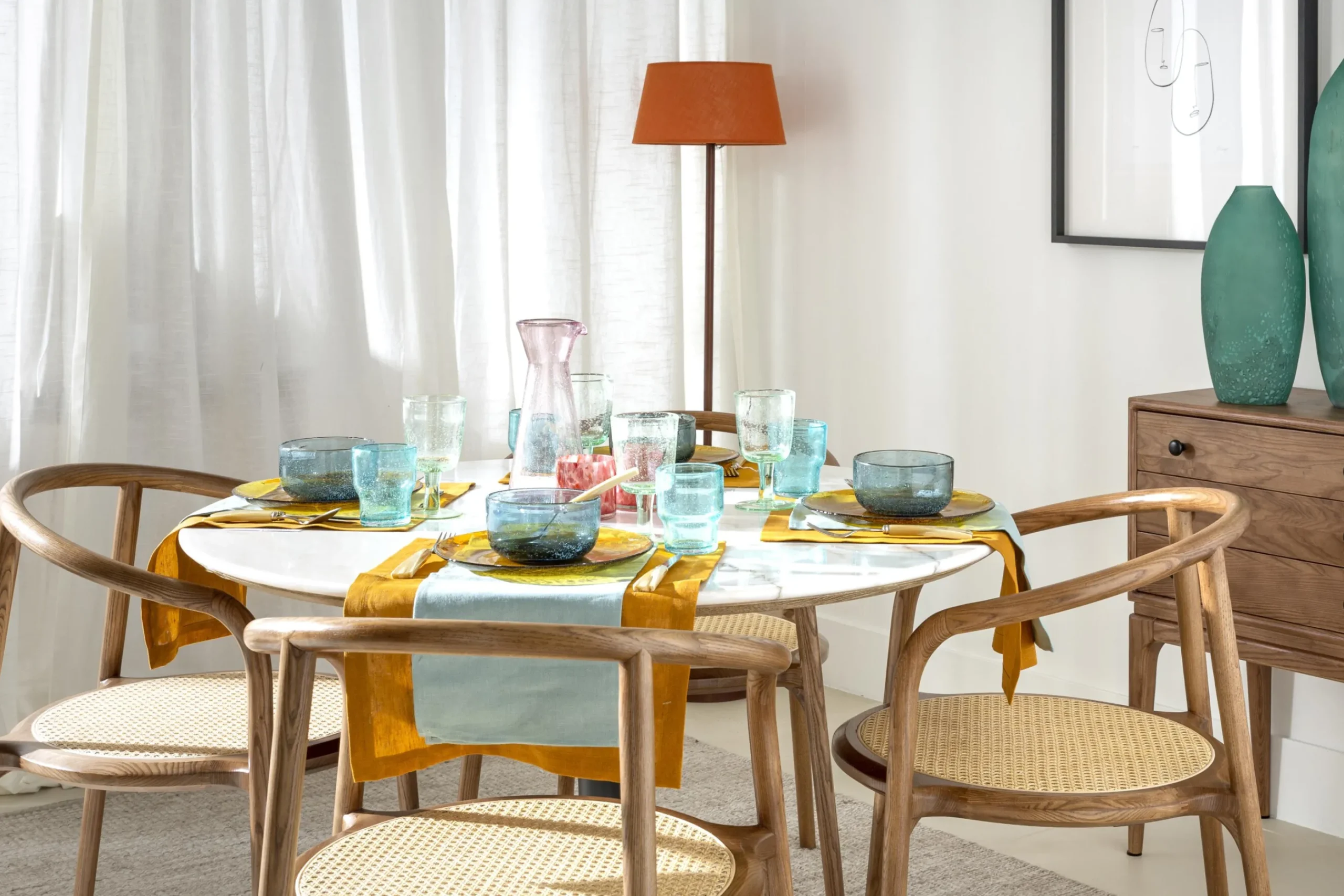 Flamant Samantha, Assiette, Ambre Clearance