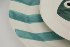 Flamant Sangha, Assiette, 28 Cm, Rayures Best