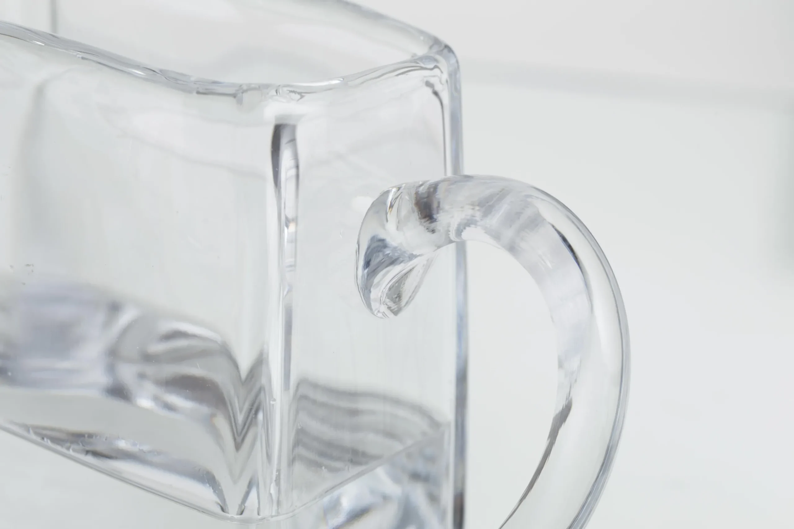 Flamant Senne, Pichet, Verre Souffle Bouche Sale