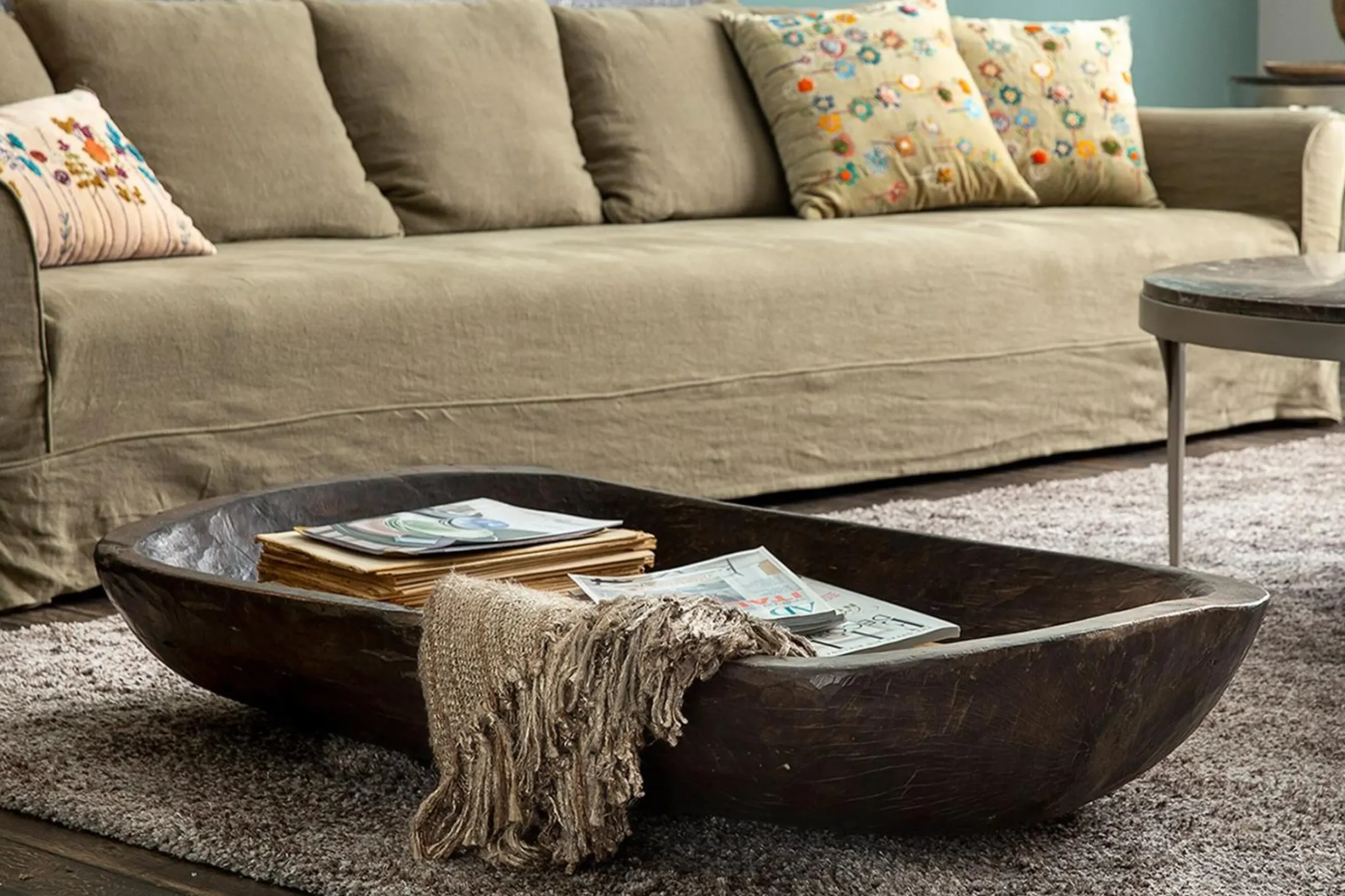 Flamant Sieb, Plat, Bois Outlet