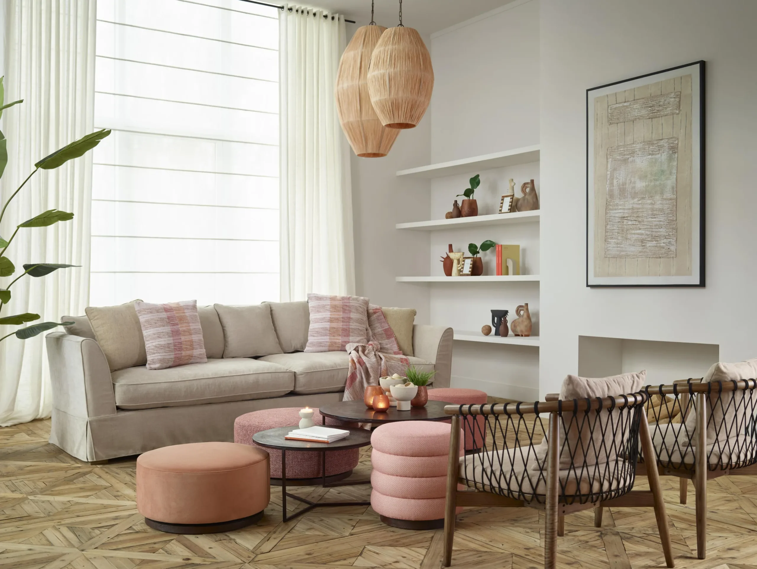 Flamant Tanina, Coussin, Orange, Modele 1 Discount