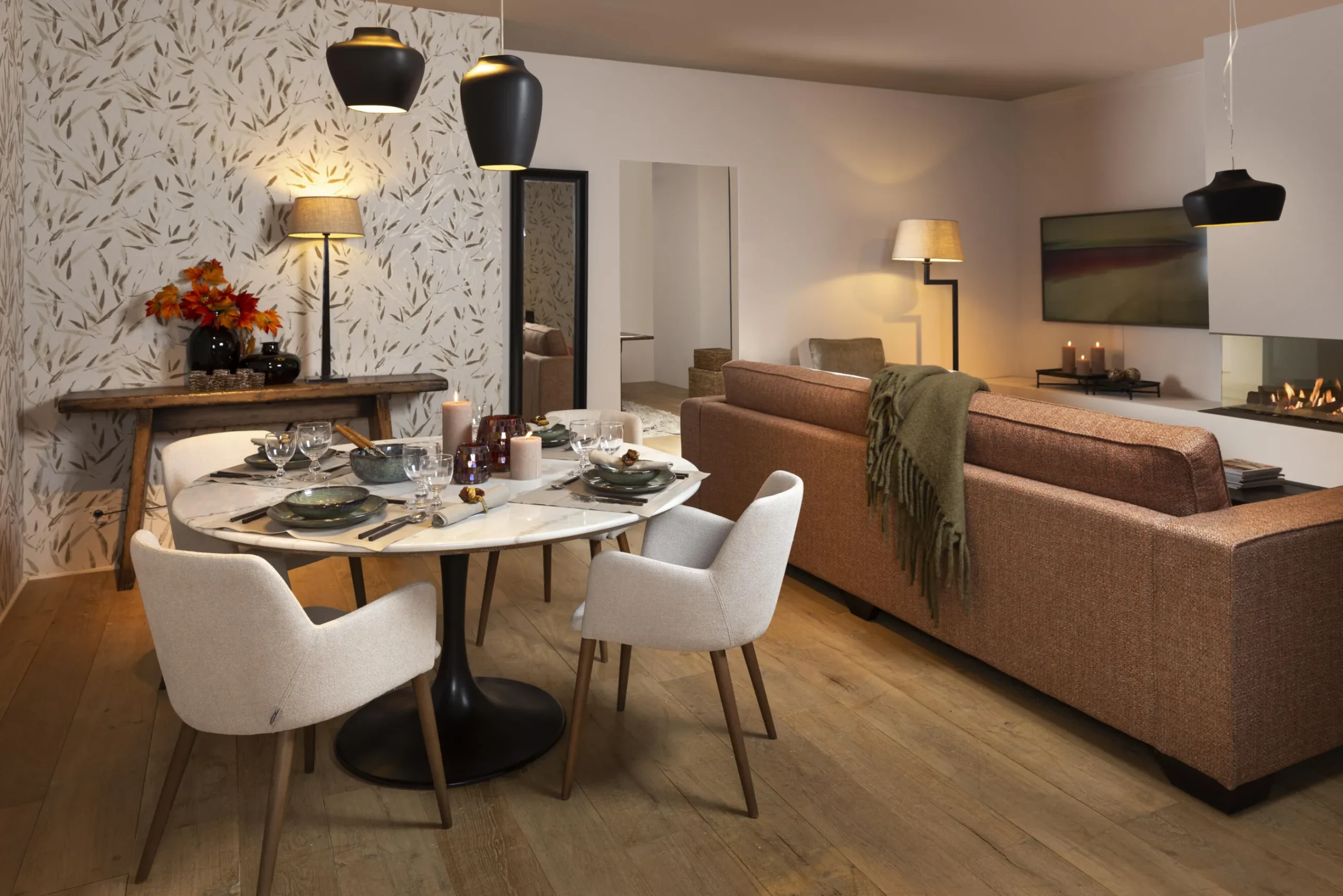 Flamant Terni, Fauteuil, Lin Naturel New