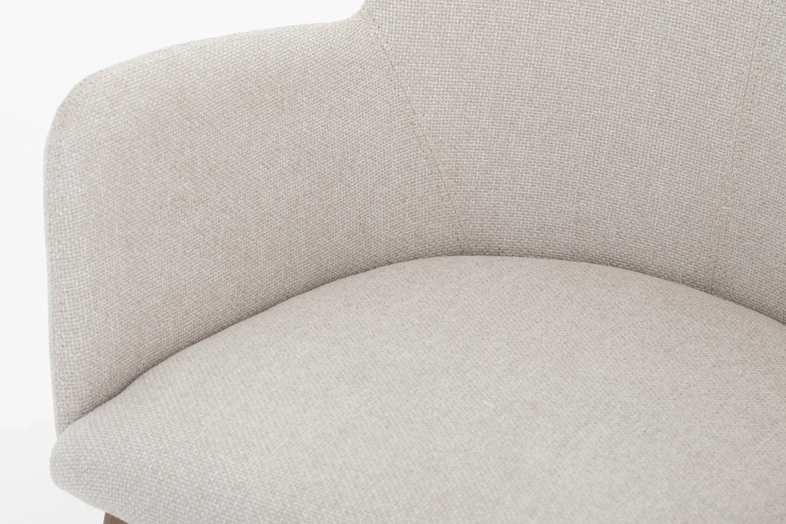 Flamant Terni, Fauteuil, Lin Naturel New