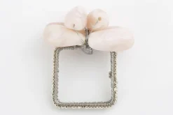 Flamant Tina, Rond De Serviette, Perles, Blanc Clearance