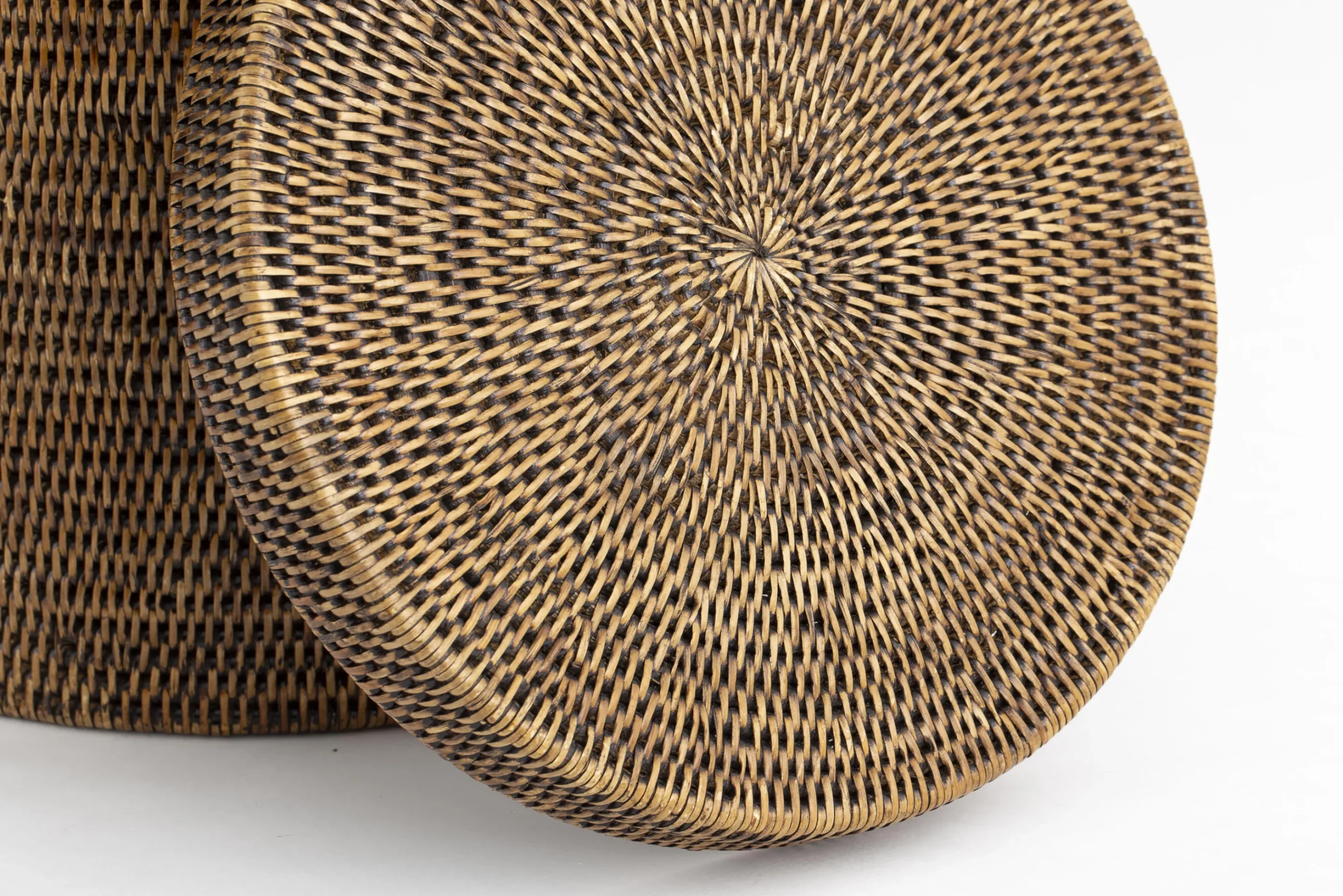 Flamant Togo, Corbeille A Linge, Avec Oreilles, Roseau Sale