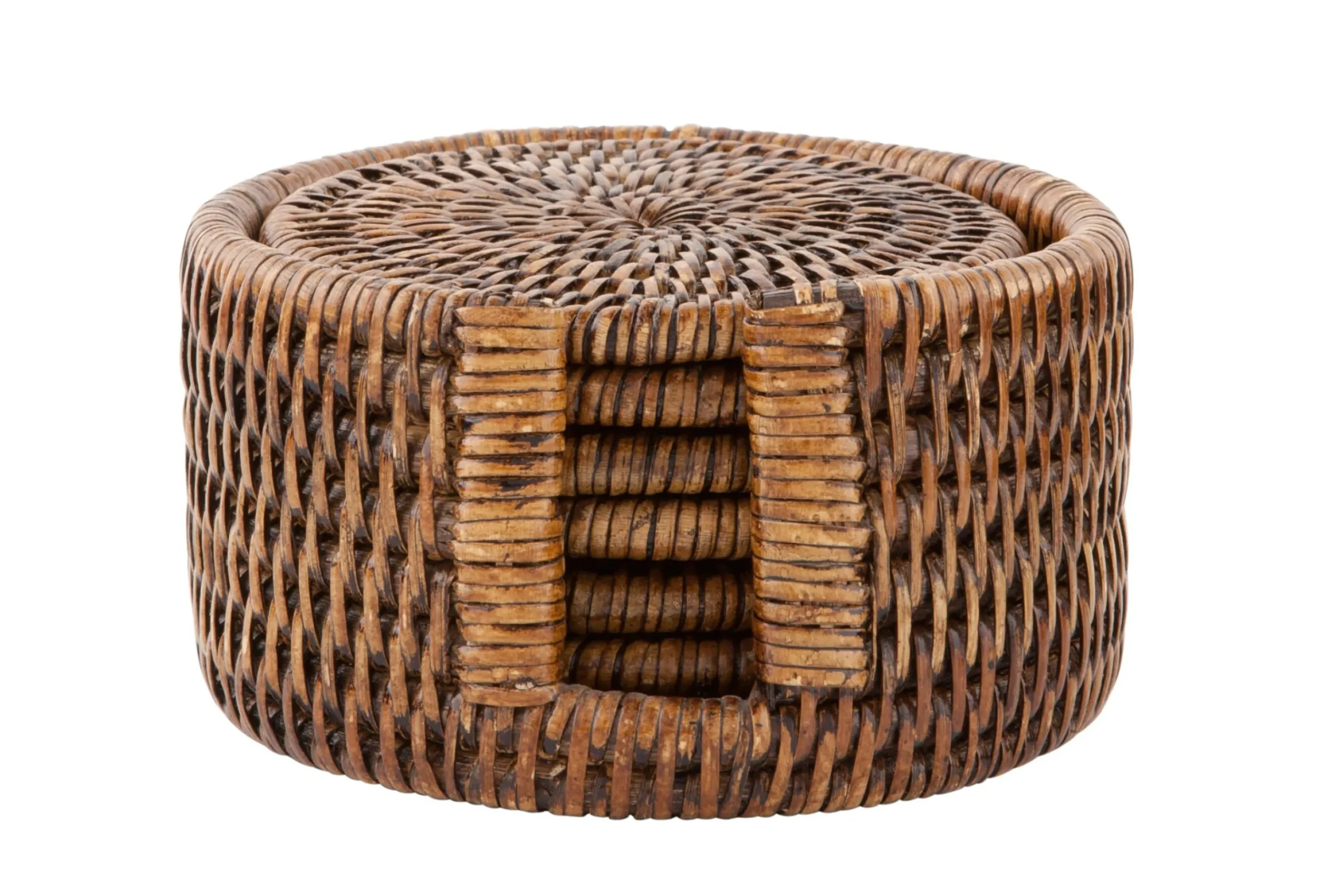 Flamant Togo, Dessous De Verre, Rond, Roseau, Lot De 6 Outlet