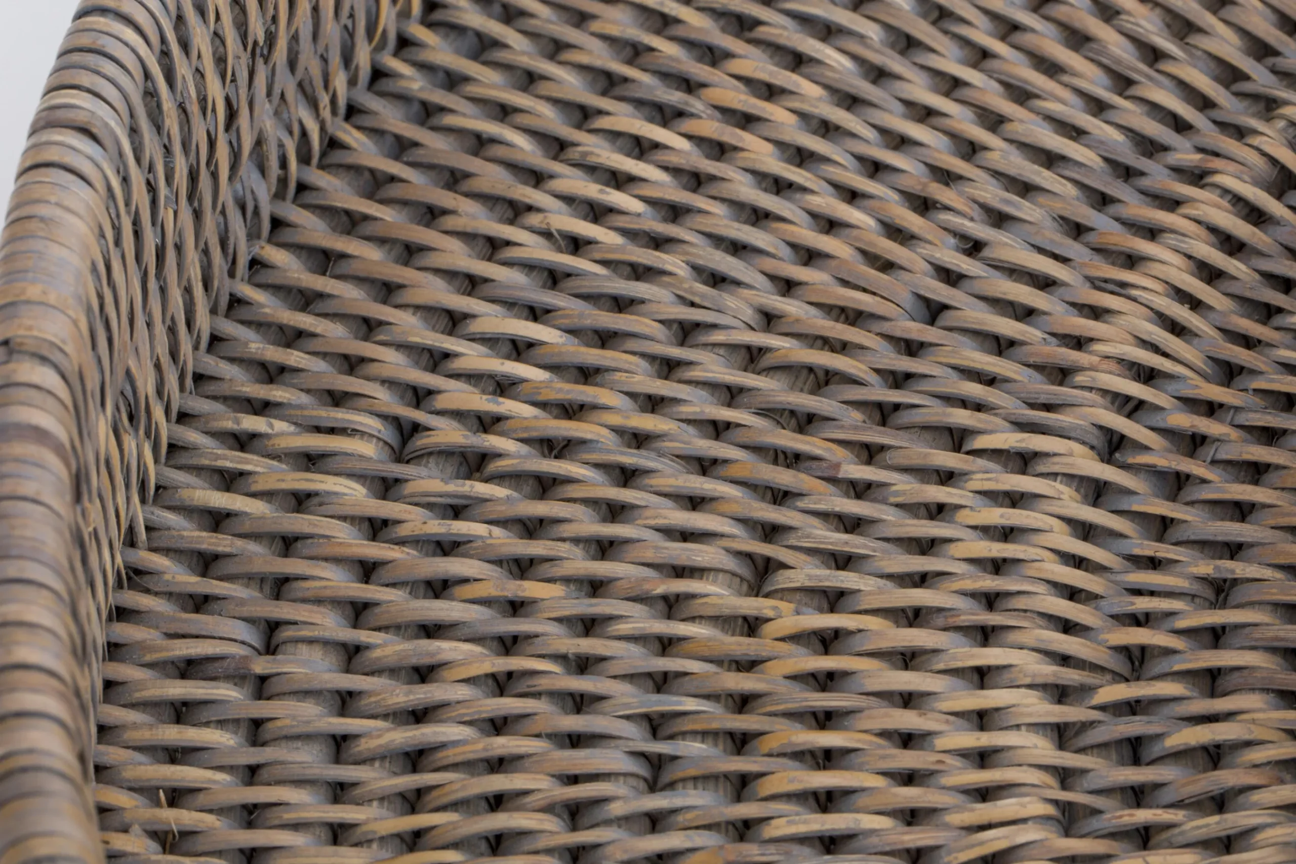 Flamant Togo, Plateau, Rond, Roseau, Gris, 48Cm