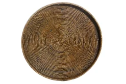 Flamant Togo, Plateau, Rond, Roseau, 48Cm New