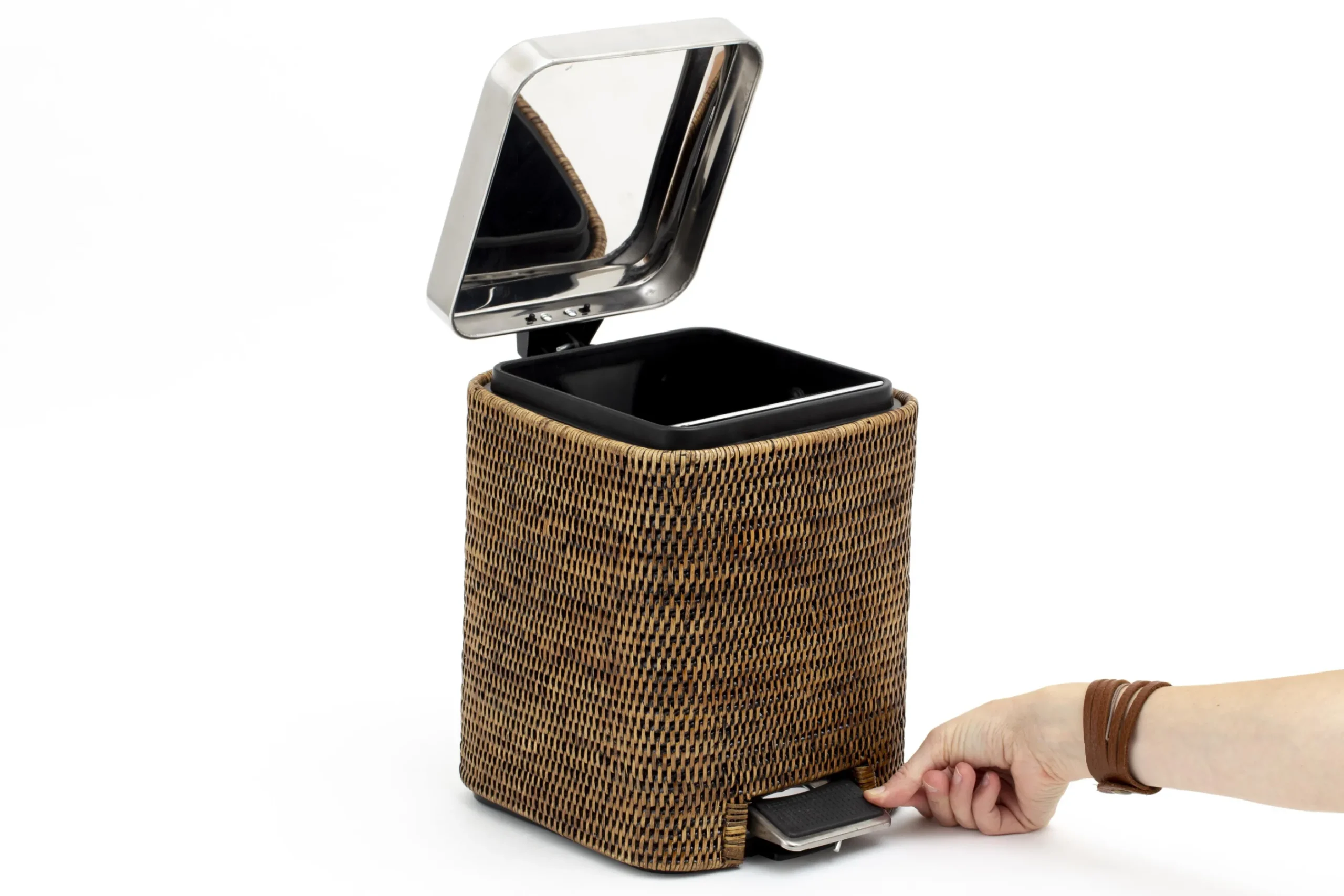 Flamant Togo, Poubelle, Roseau Sale