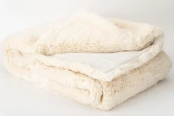 Flamant Veronica, Plaid, Fausse Fourrure