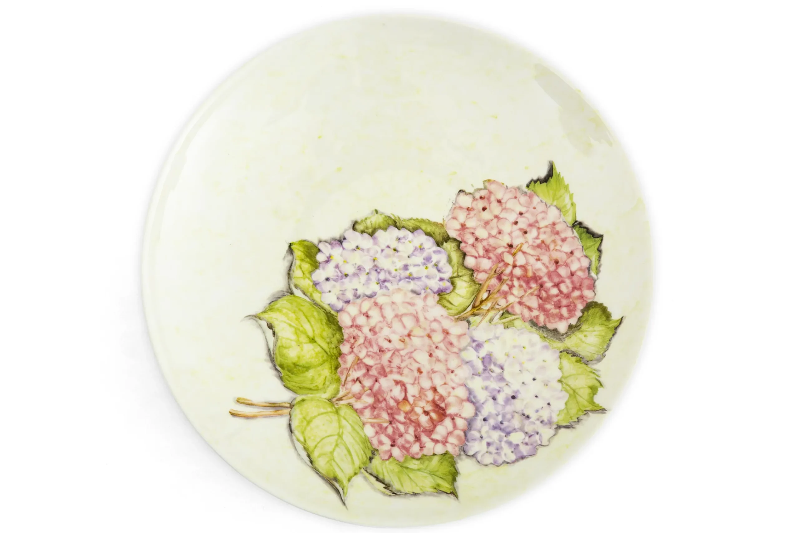 Flamant Villosa, Bol De Service, Ceramique, Fleurs, Rond Sale