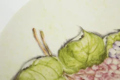 Flamant Villosa, Bol De Service, Ceramique, Fleurs, Rond Sale