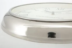 Flamant Walters, Horloge Murale, Nickel New