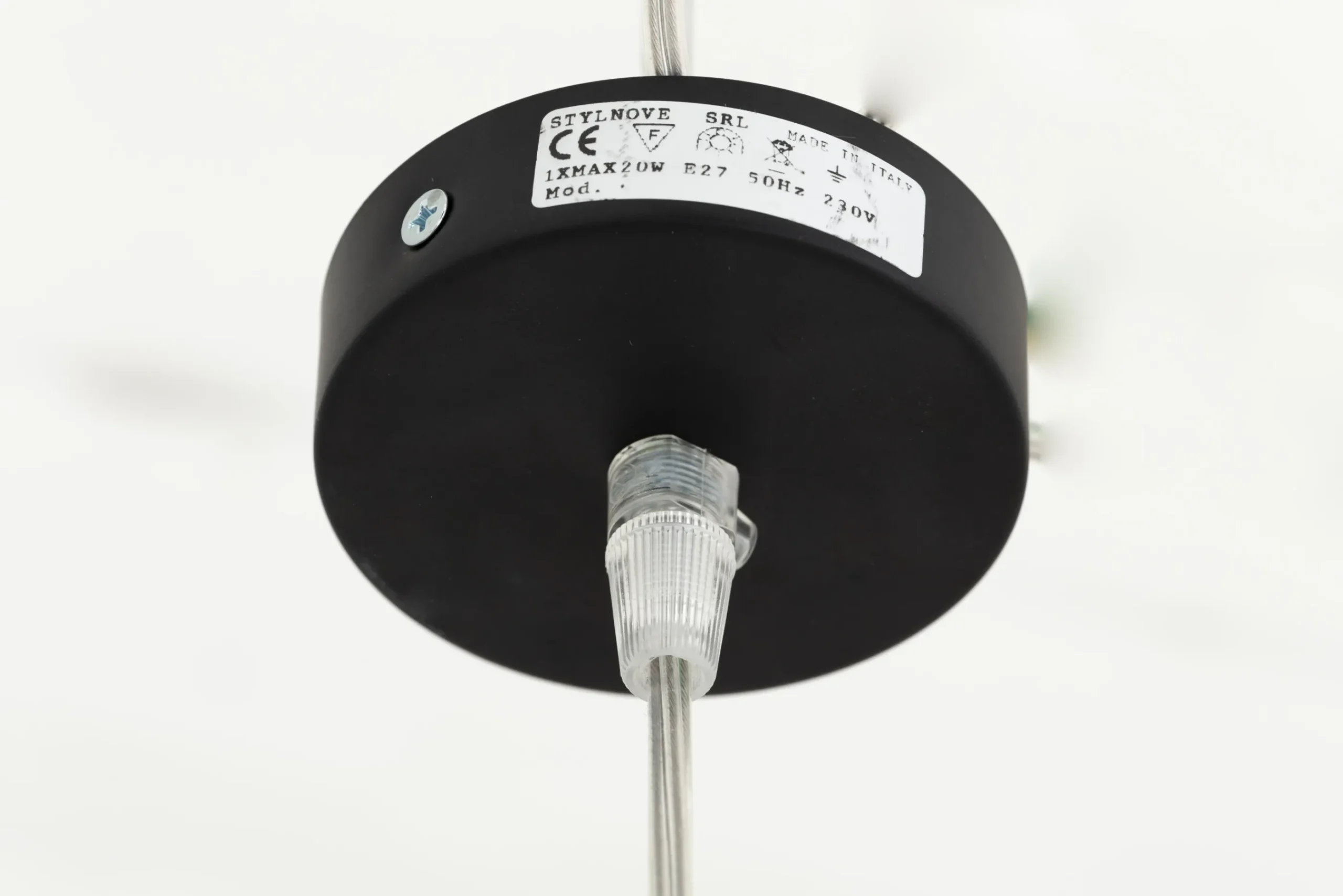 Flamant Wyatt, Lampe A Suspension, Noir/Blanc, Modele 1 Best