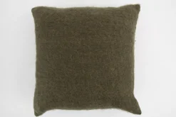 Flamant Yani, Coussin, Vert Olive Discount