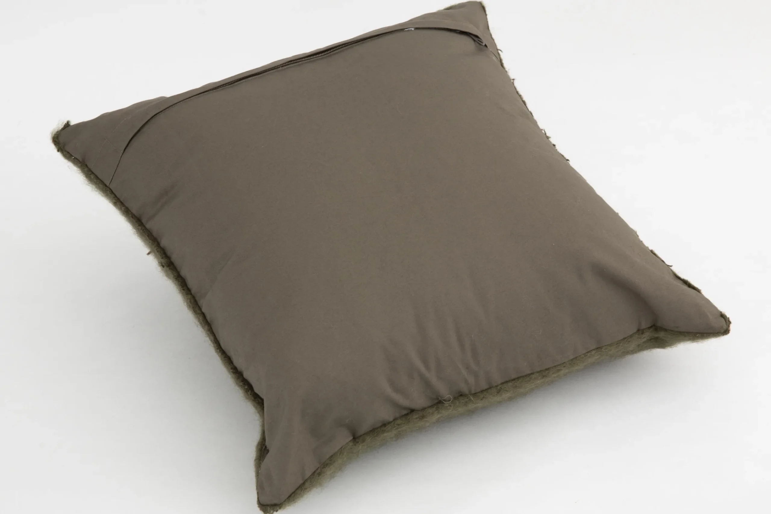 Flamant Yani, Coussin, Vert Olive Discount