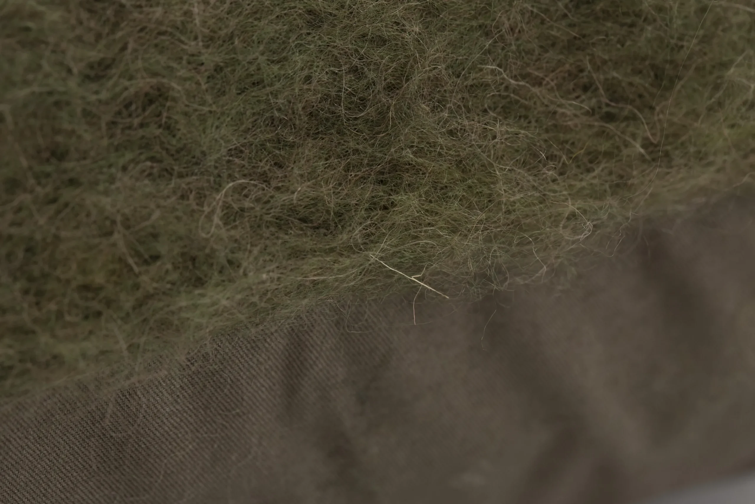 Flamant Yani, Coussin, Vert Olive Discount