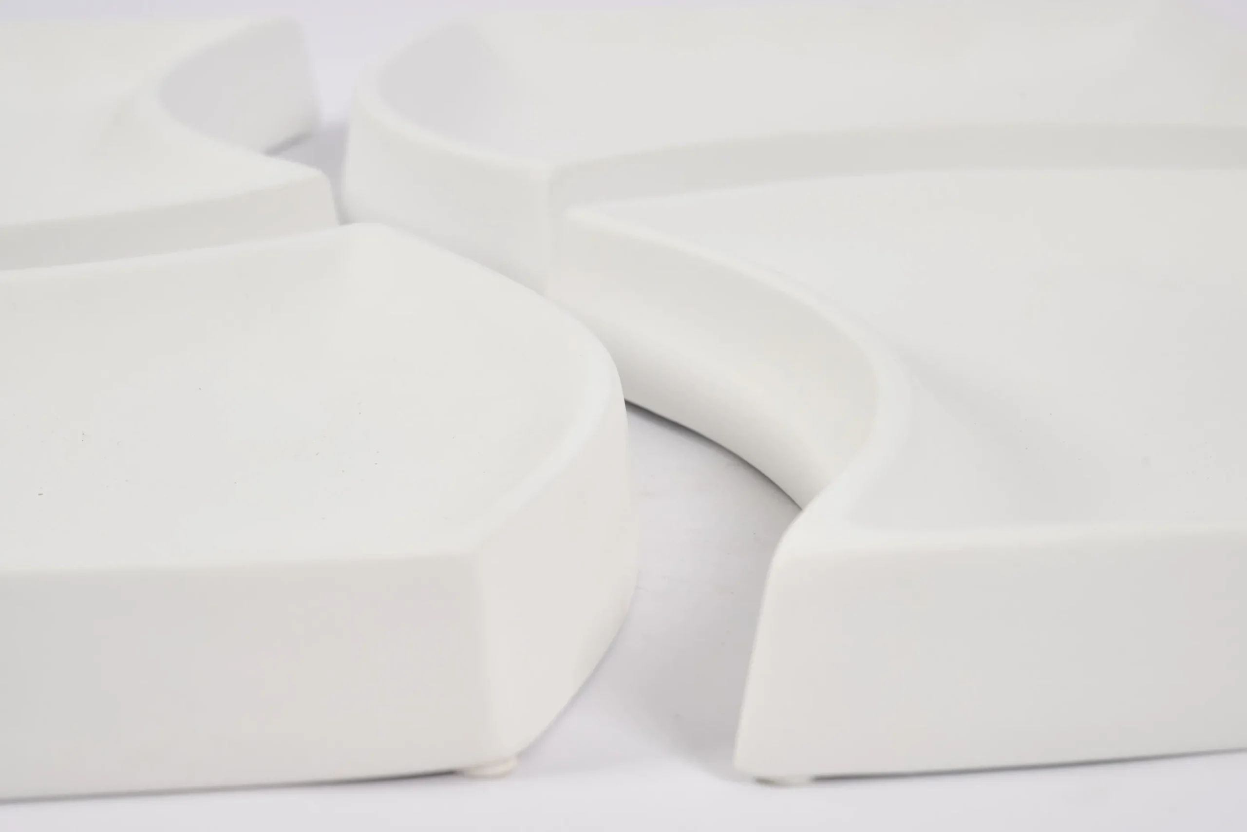 Flamant Yuni, Bol, Ceramique, Blanc, Ensemble De 4