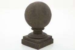 Flamant Zedar, Decoball Sur Pied, Pierre Reconstituee Sur Fibre De Verre, L New