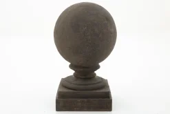 Flamant Zedar, Decoball Sur Pied, Pierre Reconstituee Sur Fibre De Verre, L New